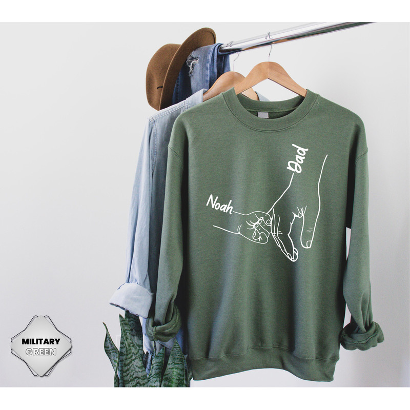 Personalize Funny Dad Sweatshirt with Kids Names, Dad Sweatshirt, Unique Gift for Dad, Fathers Day Gift, Fathers Day Shirt, Custom Dad Shirt - 2.jpg