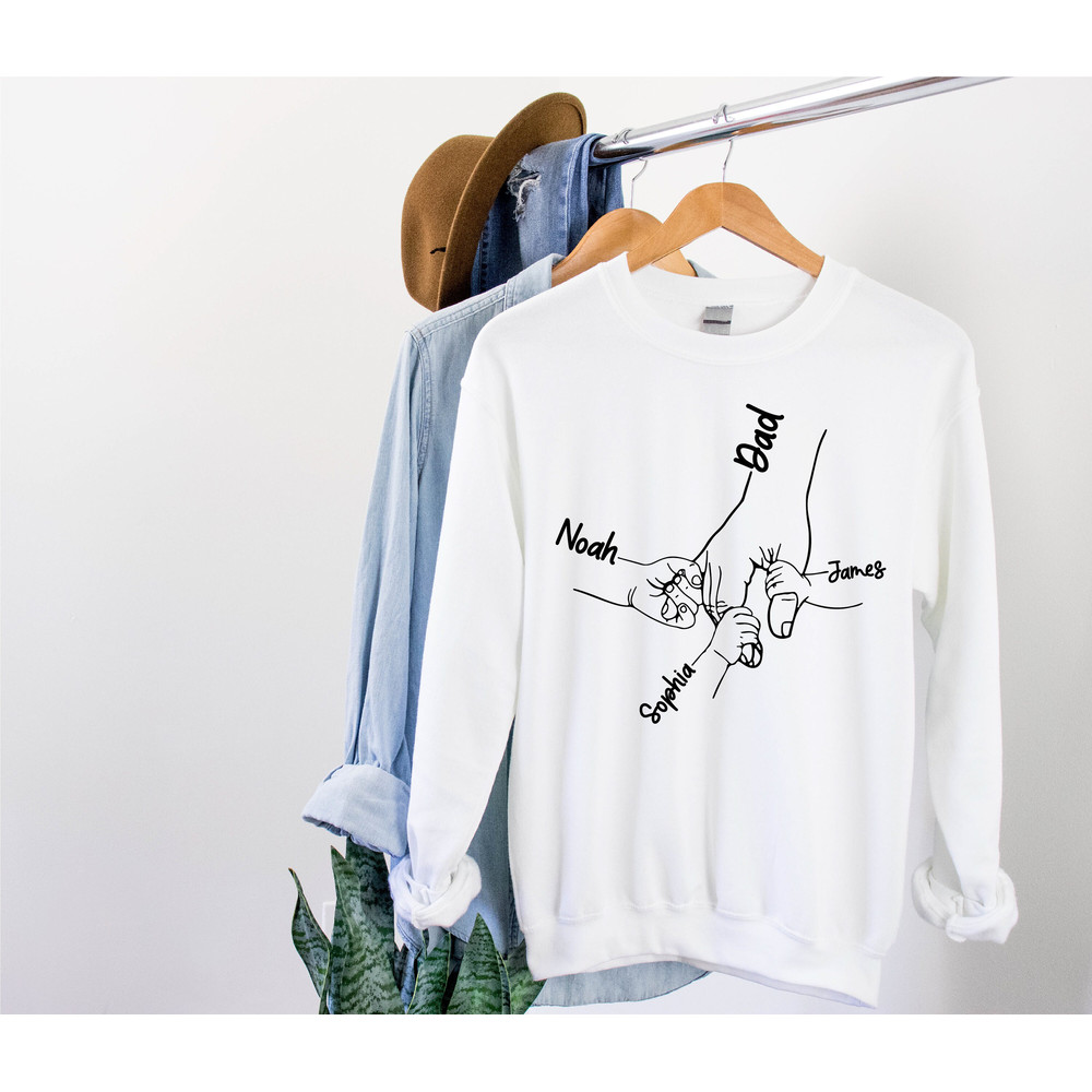 Personalize Funny Dad Sweatshirt with Kids Names, Dad Sweatshirt, Unique Gift for Dad, Fathers Day Gift, Fathers Day Shirt, Custom Dad Shirt - 7.jpg