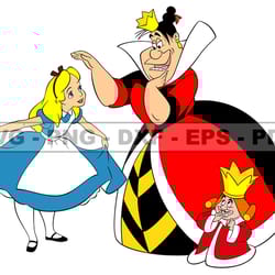 alice in wonderland svg, red queen svg, 143