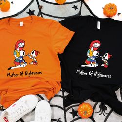 mother of nightmares shirt png, halloween shirt png, halloween mom shirt png, jack and sally shirt png, nightmare before