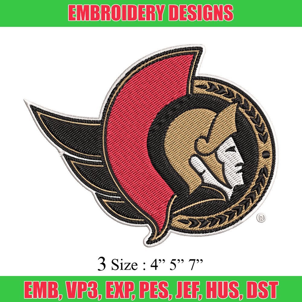 Ottawa Senators Embroidery Design, Brand Embroidery, Embroidery File, Logo shirt, Sport Embroidery, Digital download.jpg