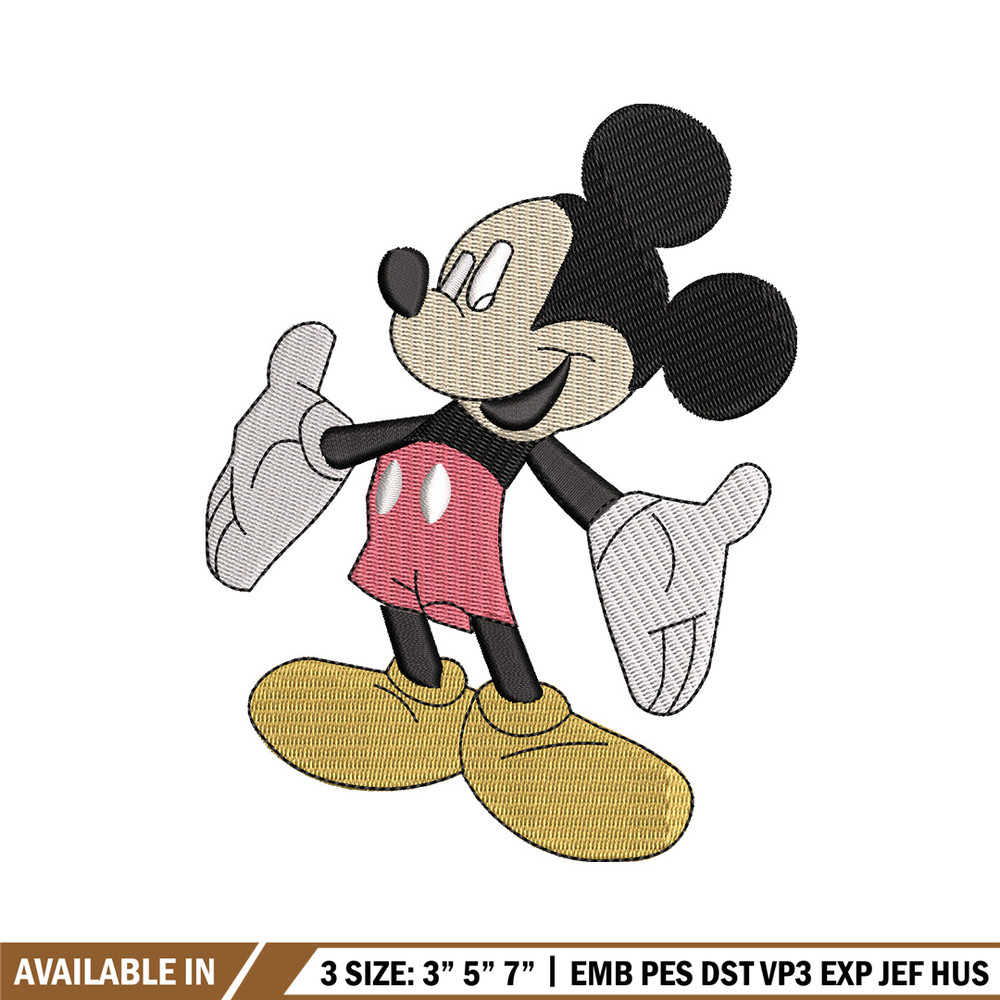 Mickey mouse embroidery design, Mickey embroidery, Embroidery file, Embroidery shirt, Emb design, Digital download.jpg