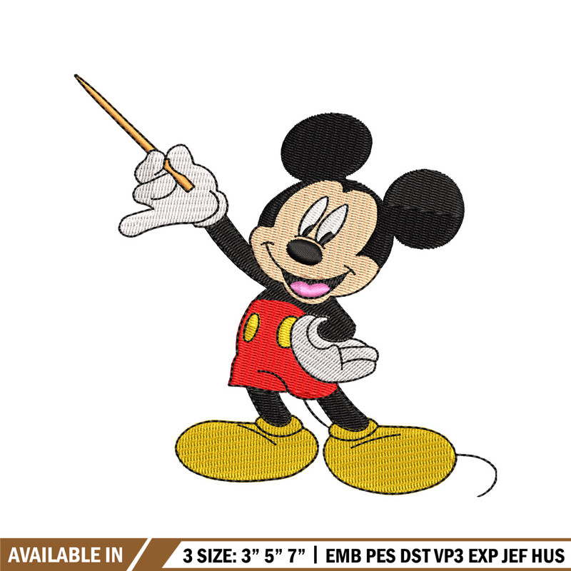 Mickey Mouse embroidery design, Mickey embroidery, logo design, Logo shirt, disney embroidery, Digital download.jpg