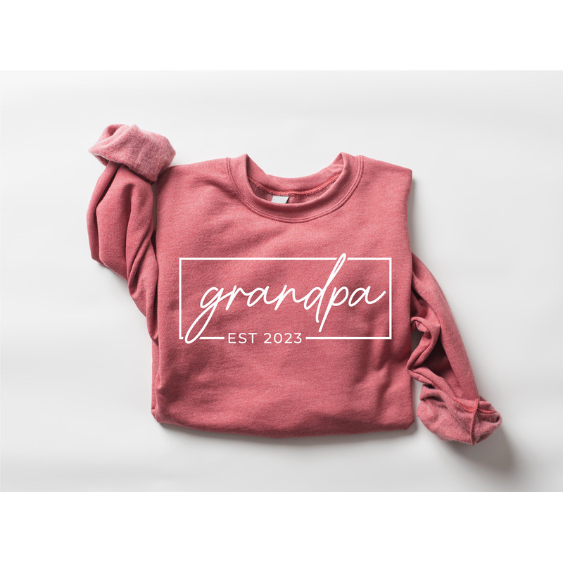 Personalize Grandpa Gift For Fathers Day, Customized Grandpa Sweatshirt, Gift for Grandparent, New Grandpa, Fathers Day Gift, Dad Sweatshirt - 2.jpg