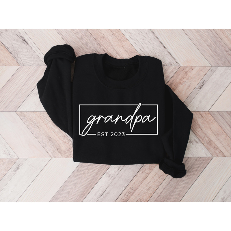 Personalize Grandpa Gift For Fathers Day, Customized Grandpa Sweatshirt, Gift for Grandparent, New Grandpa, Fathers Day Gift, Dad Sweatshirt - 5.jpg