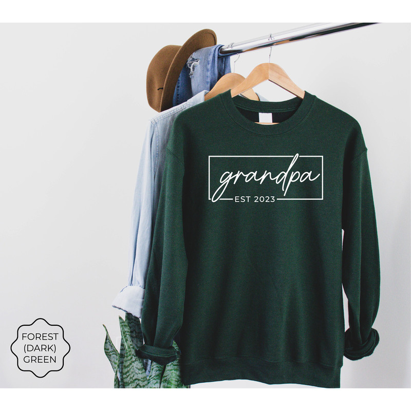 Personalize Grandpa Gift For Fathers Day, Customized Grandpa Sweatshirt, Gift for Grandparent, New Grandpa, Fathers Day Gift, Dad Sweatshirt - 6.jpg