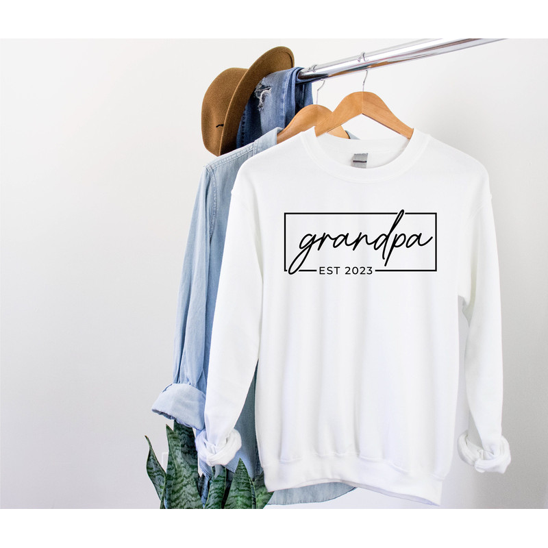 Personalize Grandpa Gift For Fathers Day, Customized Grandpa Sweatshirt, Gift for Grandparent, New Grandpa, Fathers Day Gift, Dad Sweatshirt - 7.jpg