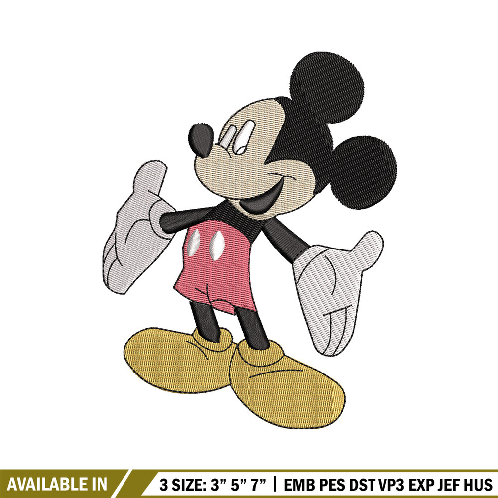 Mickey mouse embroidery design, Mickey embroidery, Embroidery file, Embroidery shirt, Emb design, Digital download.jpg