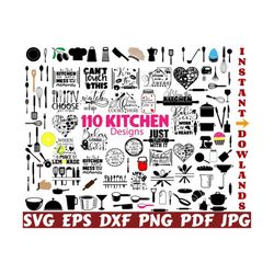 Kitchen Svg - Kitchen Cut Files - Kitchen Silhouette - Kitchen Quote Svg - Kitchen Saying - Kitchen Design - Kitchen Kit Svg - Cooking Svg