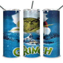 How the grinch stole christmas by Jim Carrey tumbler , digital download,sublimation design,merry christmas png