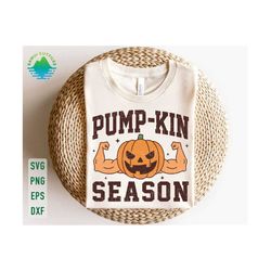 pump-kin season svg, pumpkin season svg, funny halloween svg, retro halloween png, fitness halloween png, funny gym svg, halloween shirt svg