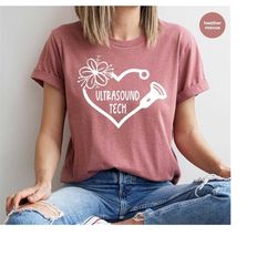 ultrasound tech t shirt, ultrasound technician gifts, sonographer clothing, coworker gifts, ultrasound graduation gift,