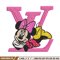 Minnie pink lv Embroidery Design, Lv Embroidery, Brand Embroidery, Embroidery File, Logo shirt, Digital download.jpg