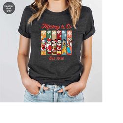 mickey and co shirt,disney family shirt,disney trip shirt,disneyworld shirt,christmas shirt,disneyland shirt,mickey and