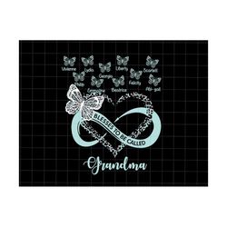 personalized blessed to be called grandma png, happy mother's day, grandma png, gift for mom, heart butterflies png, grandma life