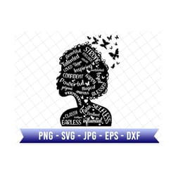 black woman svg, black girl magic svg, boss lady svg, black lives matter svg, afro lady woman svg, african american svg, juneteenth svg