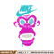 Monkey Nike Embroidery design, Monkey Embroidery, Nike design, Embroidery file, logo shirt, Instant download..jpg