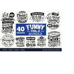 funny quotes bundle 40 designs vol 2