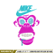 Monkey Nike Embroidery design, Monkey Embroidery, Nike design, Embroidery file, logo shirt, Instant download..jpg