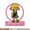 Moschino Milano Lisa Simpson Embroidery design, Simpson Embroidery, cartoon design, Embroidery File, Digital download..jpg