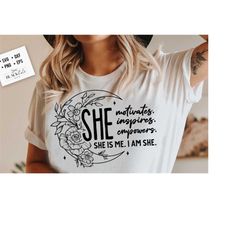 she motivates inspires empowers svg, i am she svg, she is me svg, entrepreneur svg, inspirational svg, motivational svg, boss svg