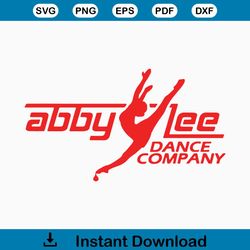 Abby Lee Dance Company Logo SVG Cutting Digital File