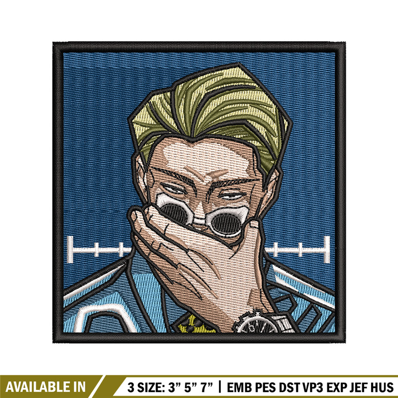 Nanami embroidery design, Jujutsu kaisen embroidery, Embroidery shirt, Embroidery file, Anime design, Digital download.jpg