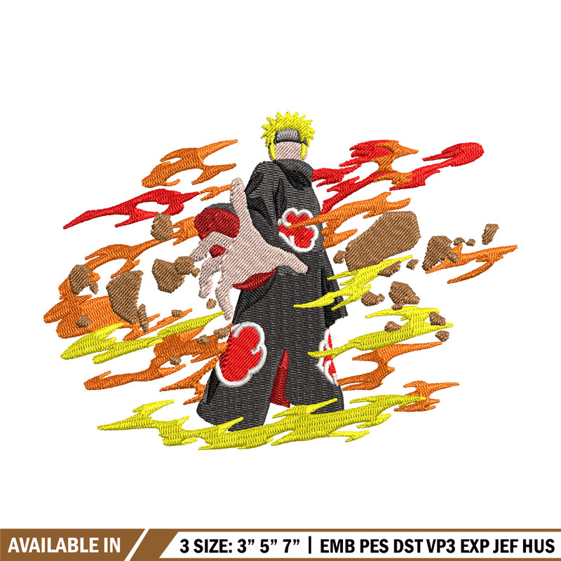 Naruto fire embroidery design, Naruto embroidery, embroidery file, anime design, anime shirt, Digital download.jpg