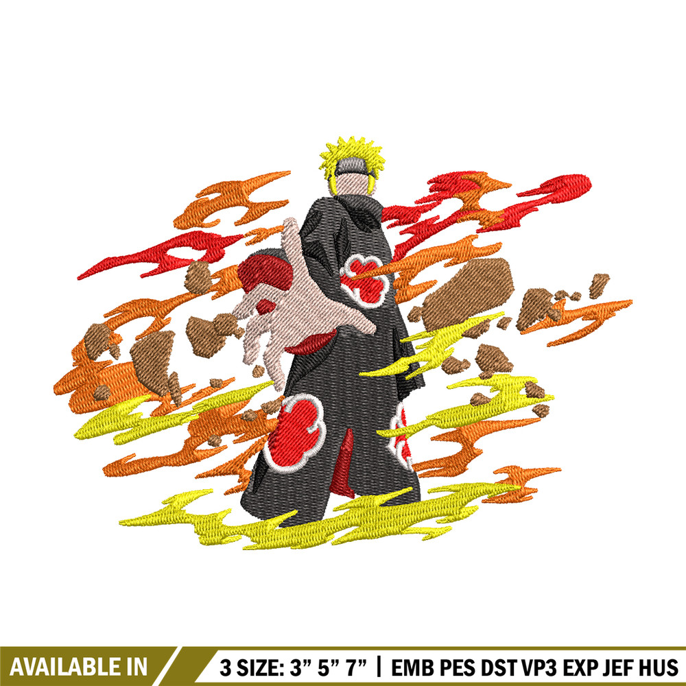 Naruto fire embroidery design, Naruto embroidery, embroidery file, anime design, anime shirt, Digital download.jpg