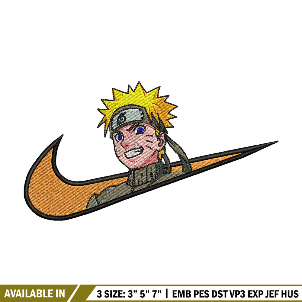 Naruto smile Nike Nike embroidery design, Naruto embroidery, Nike design, anime design, anime shirt, Digital download.jpg