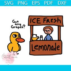 got any grapes ice fresh lemonade svg download file