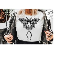 boho moth svg, moth svg, moon moth svg, magic moth svg, magic illustration svg, moth magic svg, boho svg, boho illustration svg