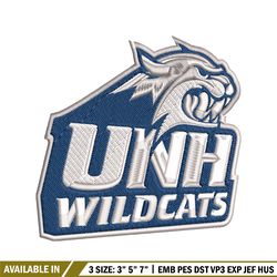 new hampshire wildcats embroidery, new hampshire wildcats embroidery, embroidery file, sport embroidery, ncaa embroidery