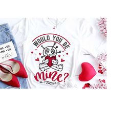 would you be mine svg,  anti valentine's day svg, funny valentine shirt svg, love svg