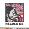 Nezuko ds embroidery design, Nezuko embroidery, Embroidery shirt, Embroidery file, Anime design, Digital download.jpg