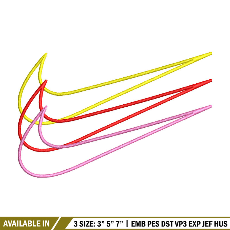 Nike 3 sign embroidery design, Logo embroidery, Nike design, Embroidery shirt, Embroidery file,Digital download.jpg
