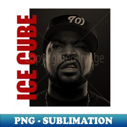 Ice Cube  Ice Cube Retro Aesthetic Fan Art  80s - Sublimation-Ready PNG File - Perfect for Sublimation Mastery