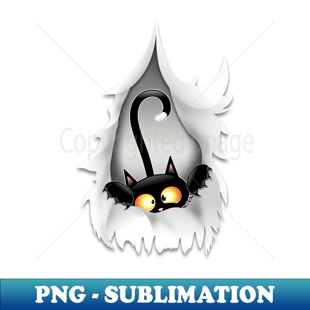 CV-20231024-3617_Funny Cat Cartoon in ripped fabric Hole 8172.jpg