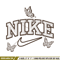 Nike butterfly embroidery design, logo embroidery, logo design, logo shirt, digital download.jpg