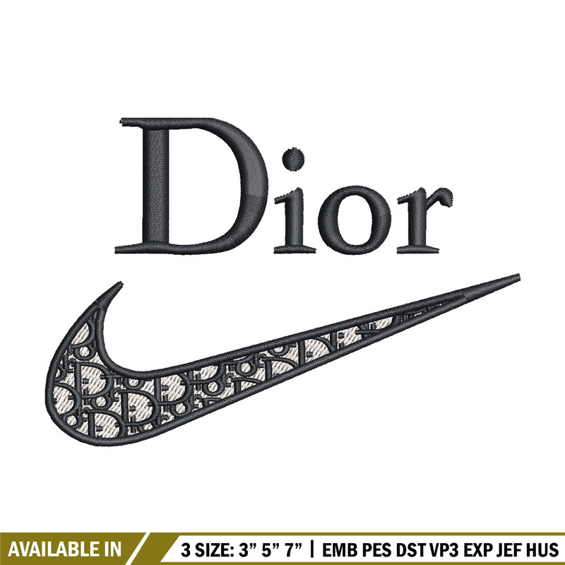 Nike dior embroidery design, Dior embroidery, Emb design, Embroidery shirt, Embroidery file, Digital download.jpg