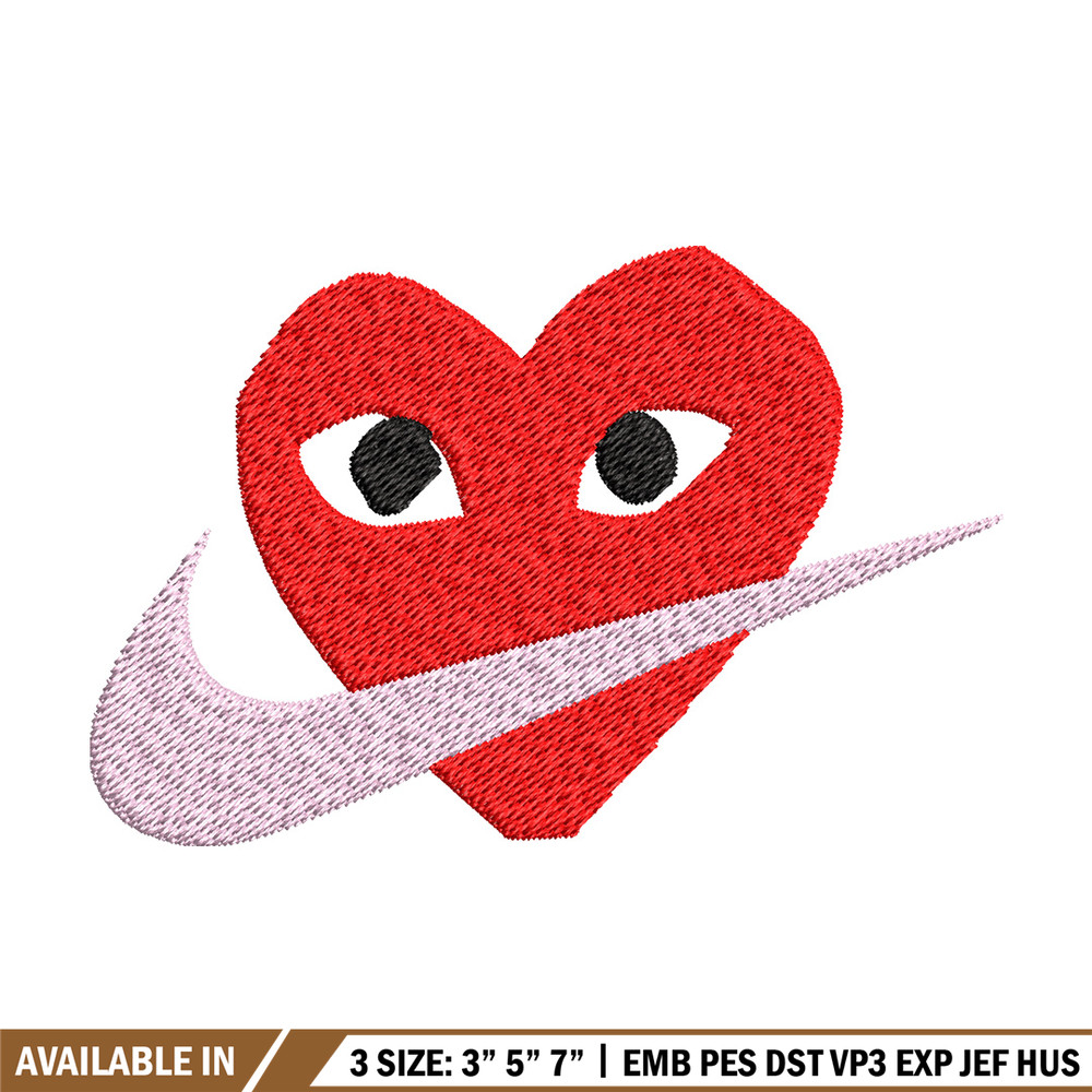 Nike eyes heart Embroidery Design, Nike Embroidery, Brand Embroidery, Embroidery File, Logo shirt, Digital download.jpg