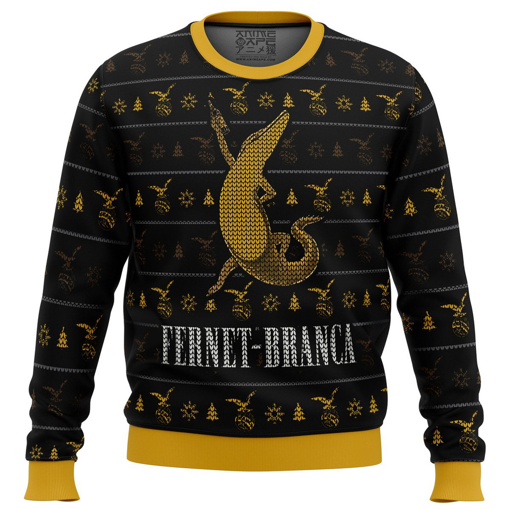 Fernet Branca All Over Print Hoodie 3D Zip Hoodie 3D Ugly Christmas Sweater 3D Fleece Hoodie