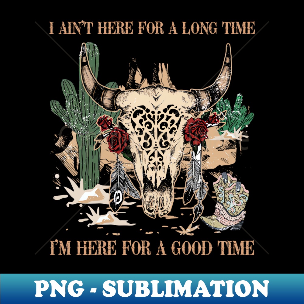 EW-20231024-11410_Women Men I Aint Here For A Long Time Rock Music Bull Skull 7915.jpg