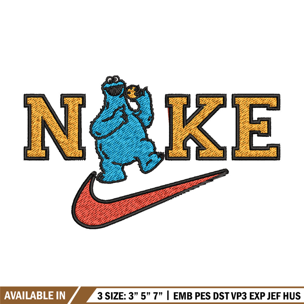 Nike green cartoon Embroidery Design, Nike Embroidery, Brand Embroidery, Embroidery File, Logo shirt, Digital download.jpg