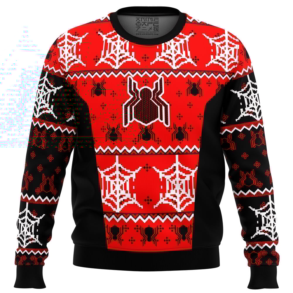 Spiderman Uniform All Over Print Hoodie 3D Zip Hoodie 3D Ugly Christmas Sweater 3D Fleece Hoodie