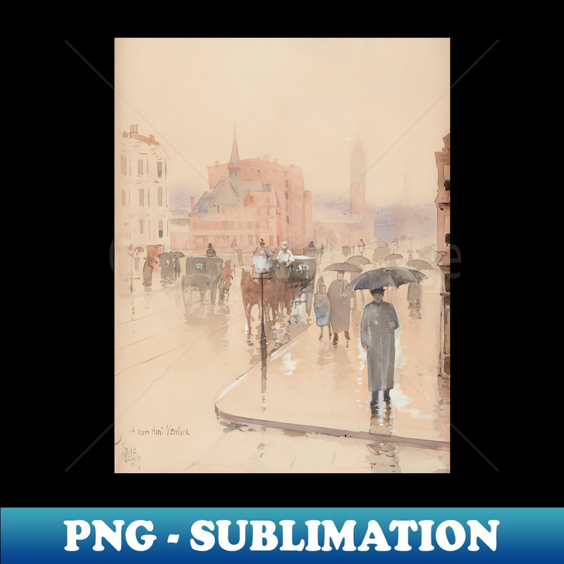IC-20231024-7582_Rainy Day Columbus Avenue Boston by Childe Hassam 7121.jpg