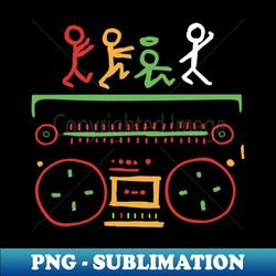 hip hop radio logo - instant sublimation digital download - revolutionize your designs