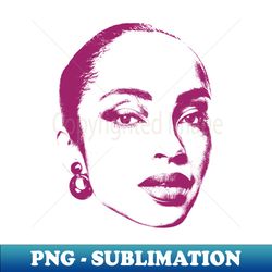 sade - retro 80s style fan design - exclusive sublimation digital file - fashionable and fearless