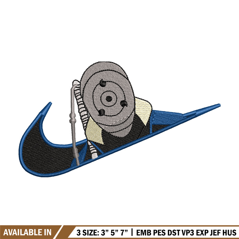Nike Obito embroidery design, Naruto embroidery, Nike design, anime design, anime shirt, Digital download.jpg