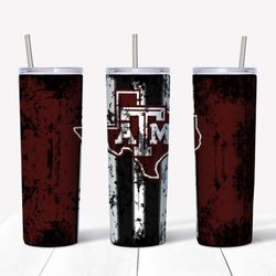 texas a_m tumbler png, sports tumbler design, straight design 20oz/ 30oz skinny tumbler, instant download